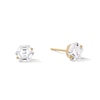 Thumbnail Image 1 of 10K Gold CZ Hexagon Studs