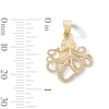 Thumbnail Image 2 of 10K Gold Octopus Necklace Charm