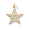 Thumbnail Image 1 of 10K Gold CZ Star Necklace Charm